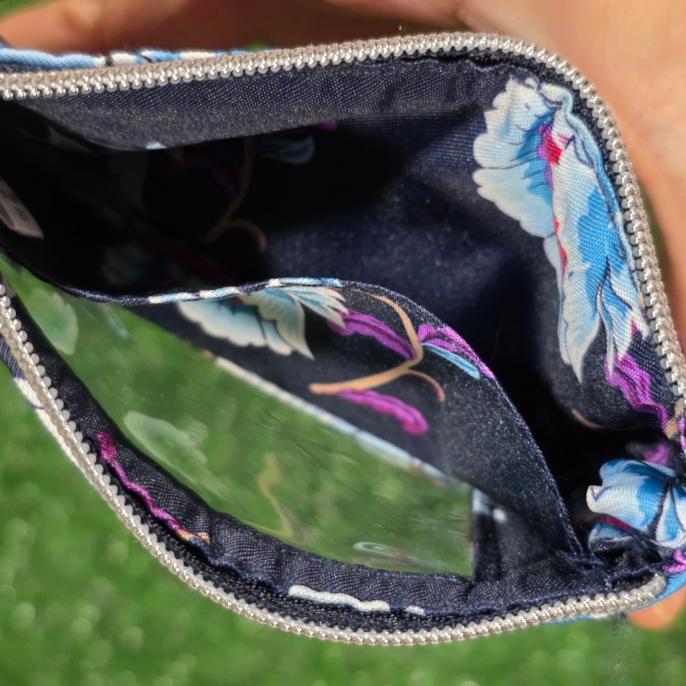 Vera Bradley Performance Twill Zip ID Case - Mayfair in Bloom - Picture 4 of 5